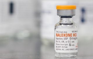 a bottle of naloxone